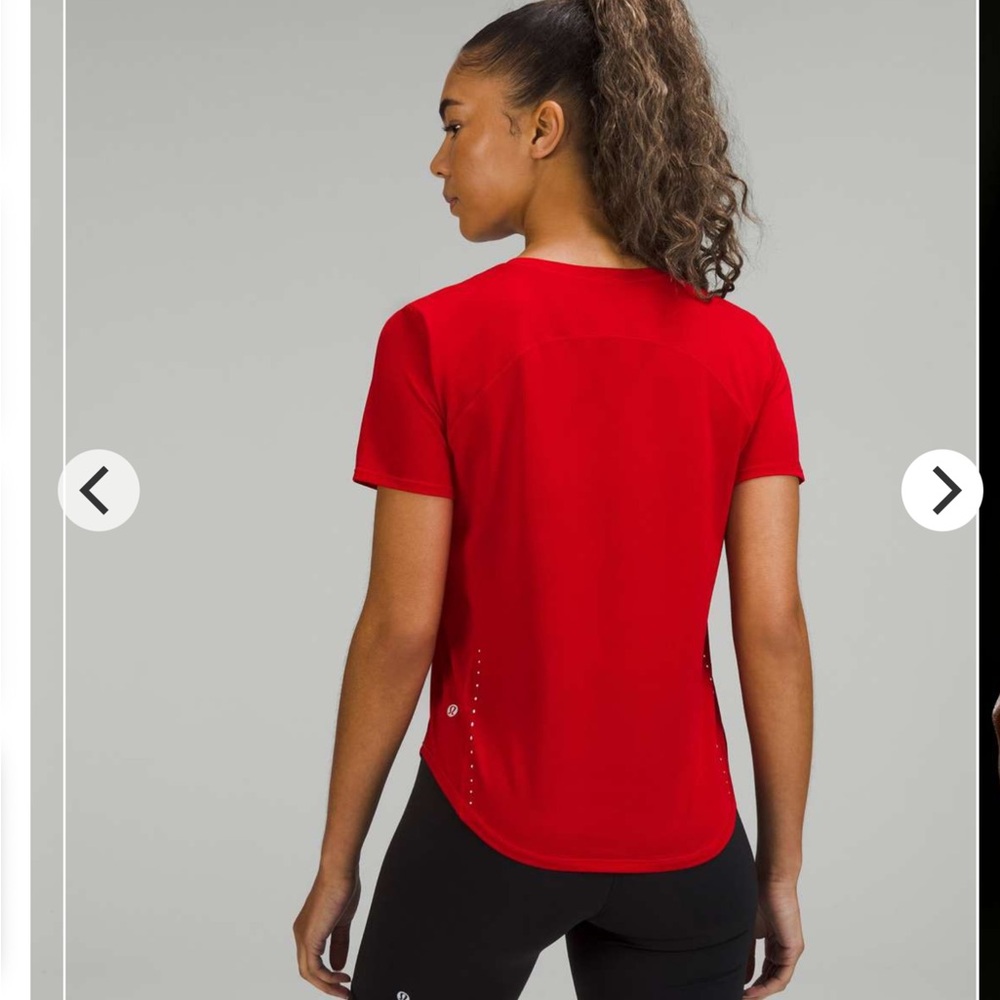 Lululemon High-Neck Running and Training T-Shirt Sz 2